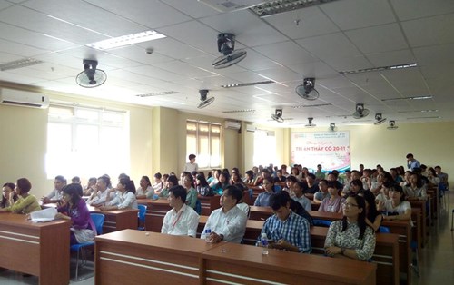 Chương trình tri ân thầy cô với chủ đề "Nghề giáo - Nghề duyên nợ"