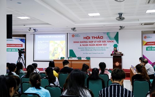 Hội thảo "Dinh dưỡng hợp lý với sức khỏe và ngăn ngừa bệnh tật"