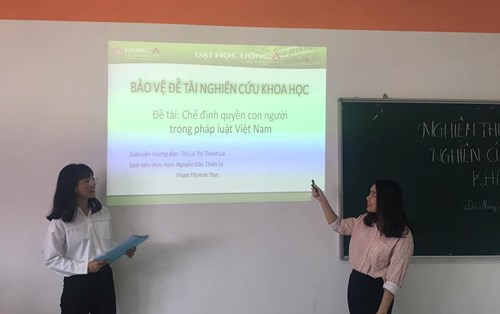 Nghiệm thu đề tài nghiên cứu khoa học cấp Khoa