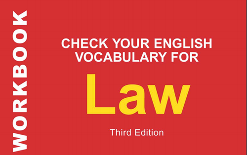Giới thiệu sách: CHECK YOUR ENGLISH VOCABULARY FOR LAW (RAWDON WYATT)
